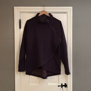 Athleta Cozy Karma Plum Purple Sweatshirt